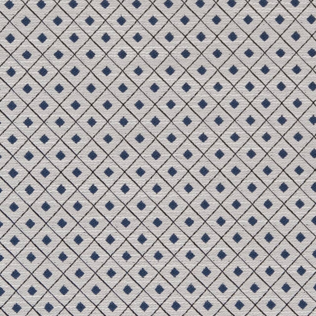 Wedgewood Diamond - Blue Diamonds,Small Scale Upholstery Fabric 54 Inches"